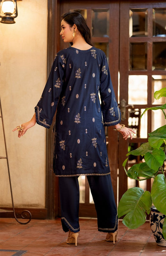 Ready to Wear 2 Piece Jacquard Lawn Formal Suit