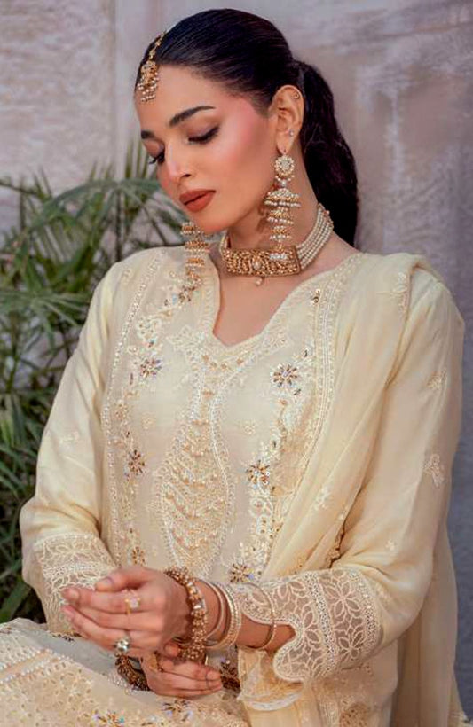 Ready to Wear 3 Piece Formal Embroidered Luxury Chiffon Suit