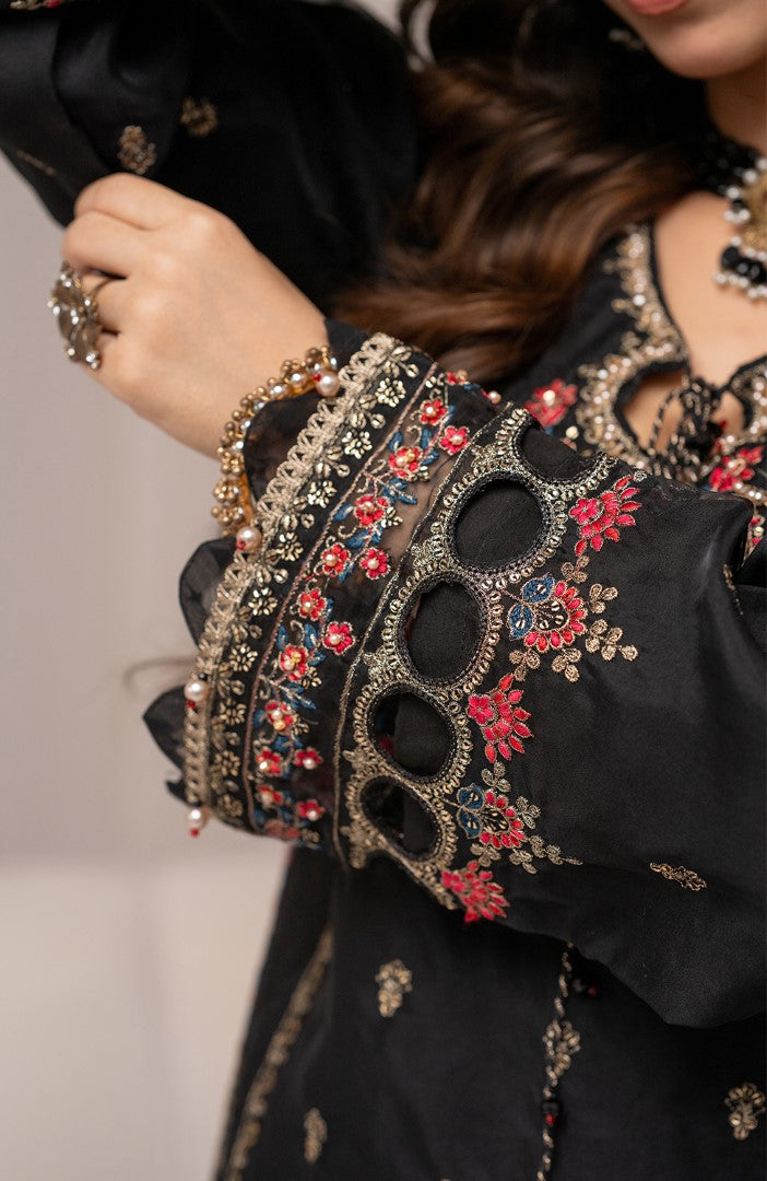 Ready to Wear 3 Piece Formal Embroidered Luxury Organza Suit