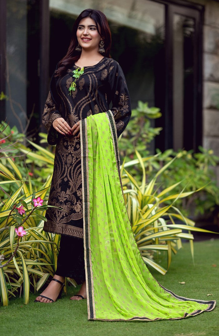 Ready to Wear 3 Piece Banarsi Lawn Formal Suit