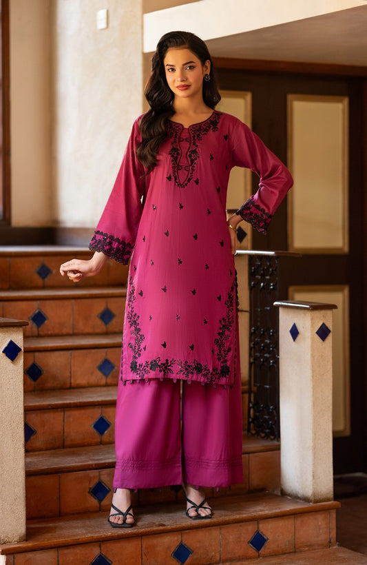 Ready to Wear 2 Piece Jacquard Lawn Formal Suit