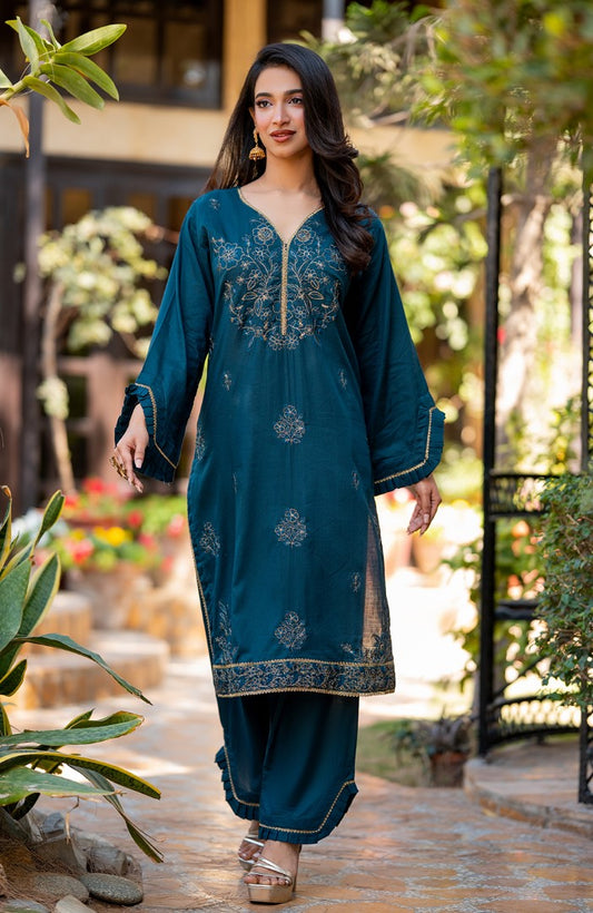 Ready to Wear 2 Piece Jacquard Lawn Formal Suit
