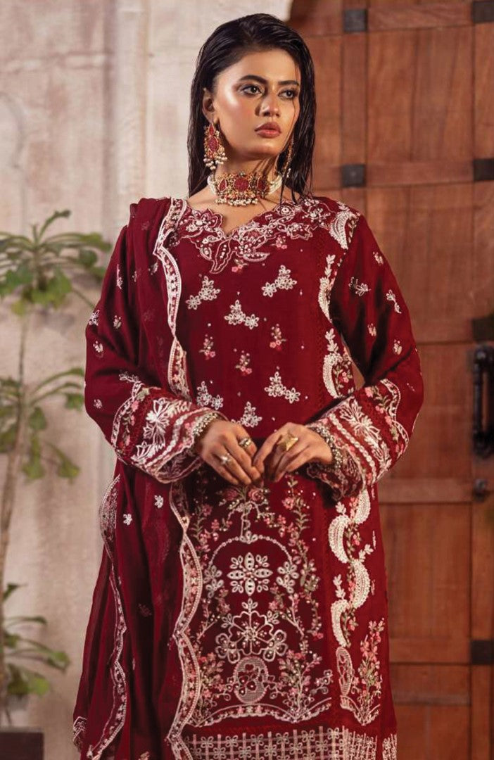 Ready to Wear 3 Piece Formal Embroidered Luxury Chiffon Suit