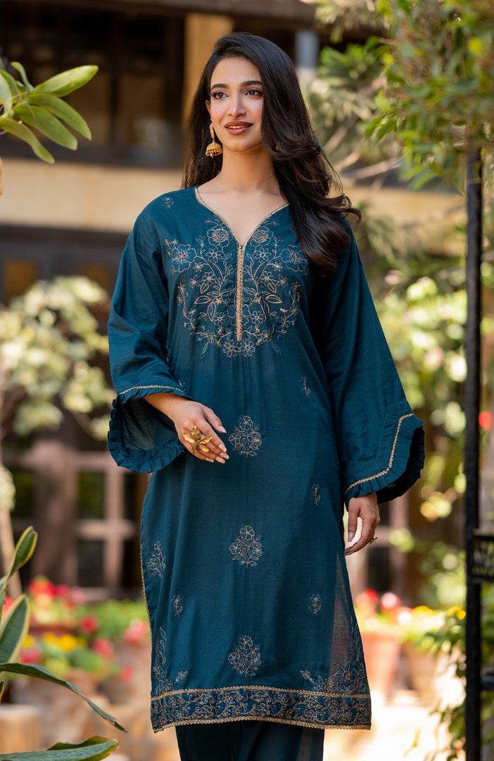 Ready to Wear 2 Piece Jacquard Lawn Formal Suit