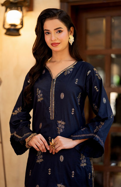 Ready to Wear 2 Piece Jacquard Lawn Formal Suit