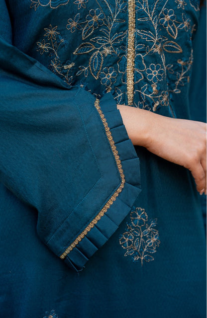 Ready to Wear 2 Piece Jacquard Lawn Formal Suit