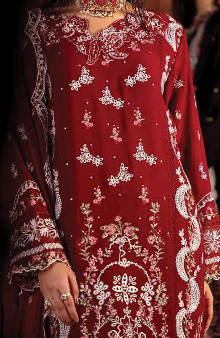 Ready to Wear 3 Piece Formal Embroidered Luxury Chiffon Suit