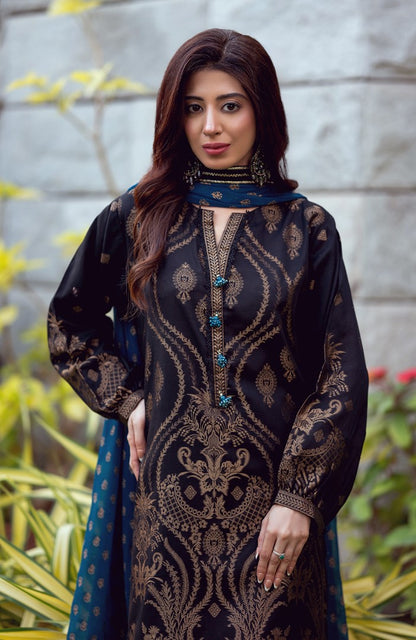 Ready to Wear 3 Piece Banarsi Lawn Formal Suit