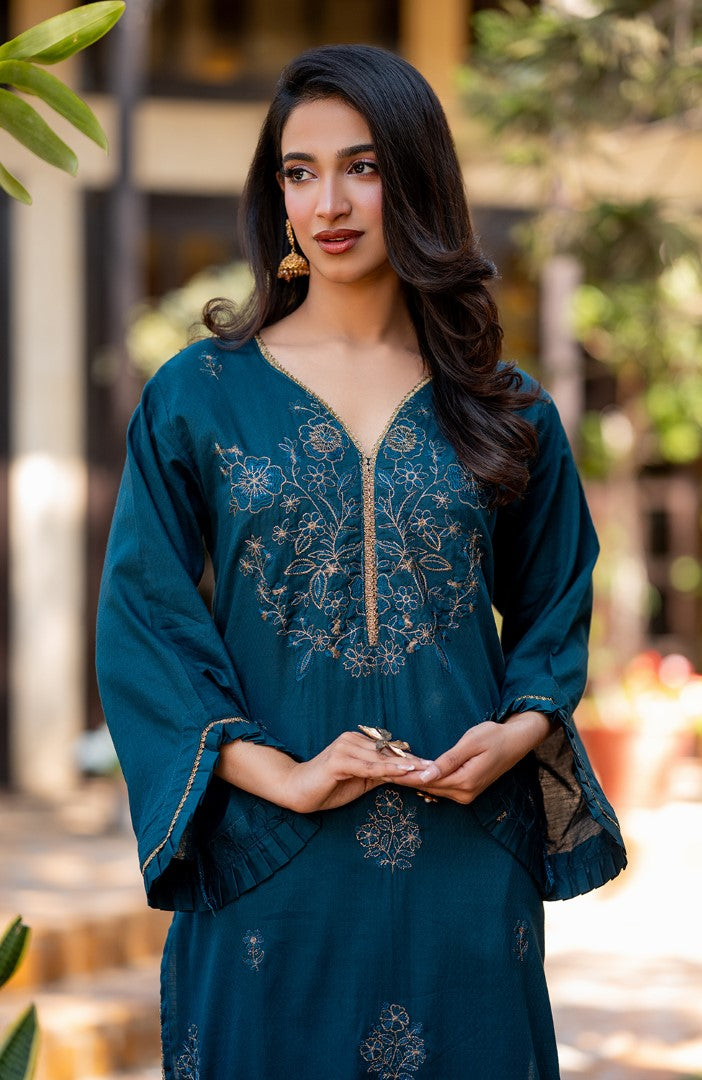 Ready to Wear 2 Piece Jacquard Lawn Formal Suit