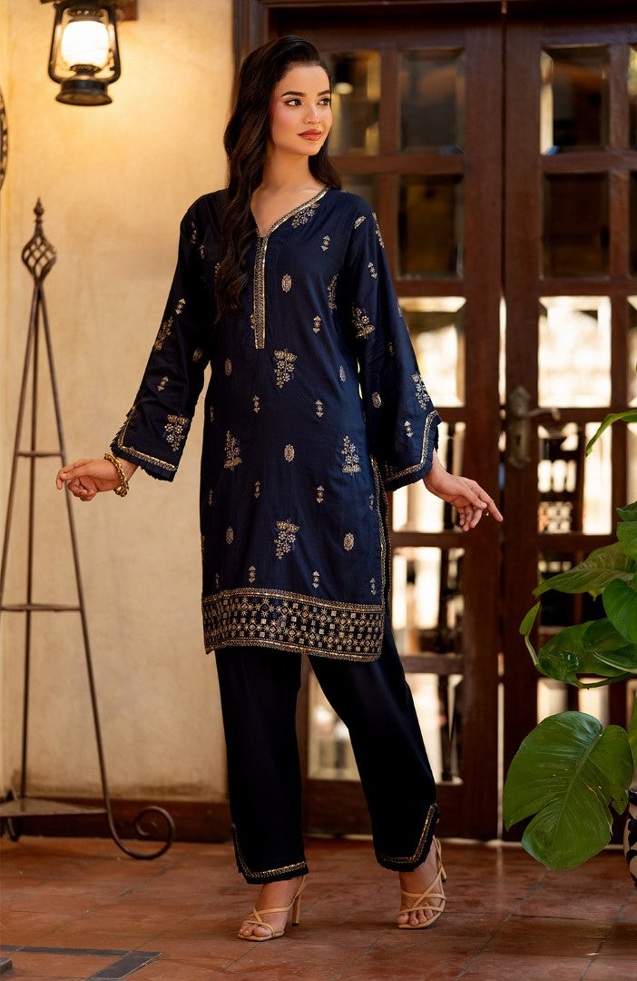 Ready to Wear 2 Piece Jacquard Lawn Formal Suit