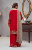Ready to Wear 3 Piece Formal Embroidered Organza Suit