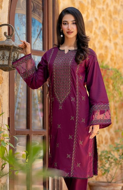 Ready to Wear 2 Piece Jacquard Lawn Formal Suit