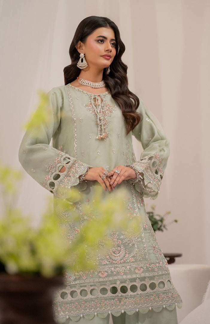 Ready to Wear 3 Piece Formal Embroidered Luxury Chiffon Suit