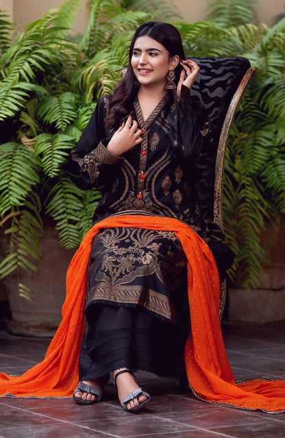 Ready to Wear 3 Piece Banarsi Lawn Formal Suit