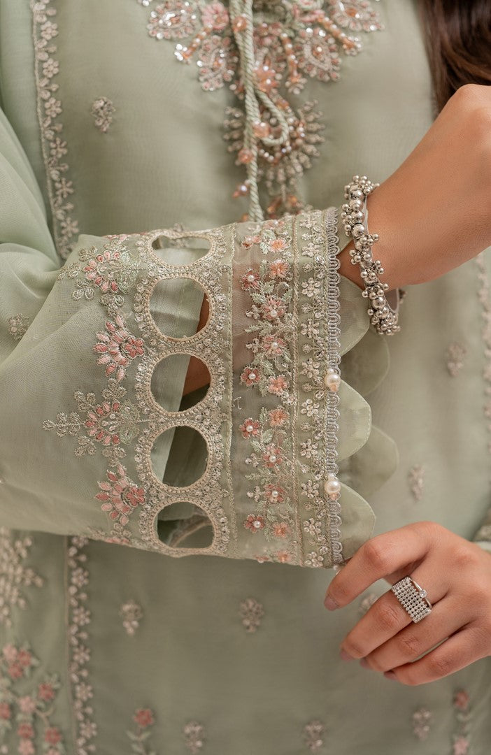 Ready to Wear 3 Piece Formal Embroidered Luxury Chiffon Suit