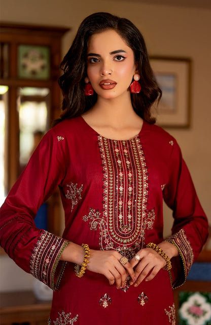 Ready to Wear 2 Piece Jacquard Lawn Formal Suit