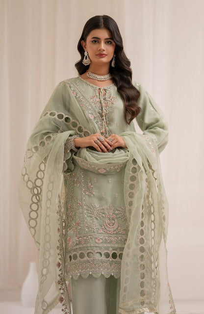 Ready to Wear 3 Piece Formal Embroidered Luxury Chiffon Suit