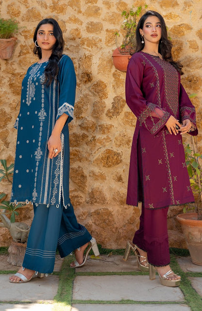 Ready to Wear 2 Piece Jacquard Lawn Formal Suit