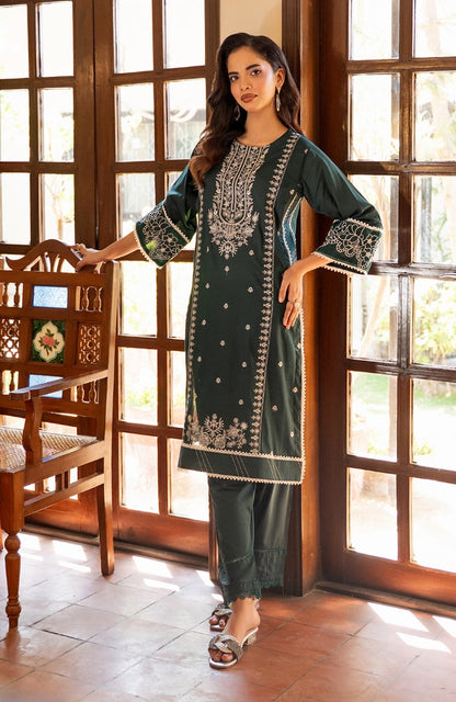 Ready to Wear 2 Piece Jacquard Lawn Formal Suit