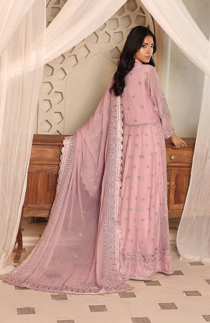 Unstitched 3 Piece Formal Embroidered Luxury Chiffon Suit