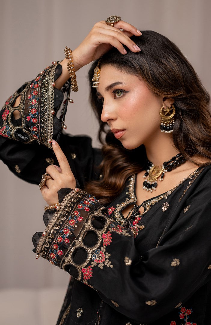 Ready to Wear 3 Piece Formal Embroidered Luxury Organza Suit