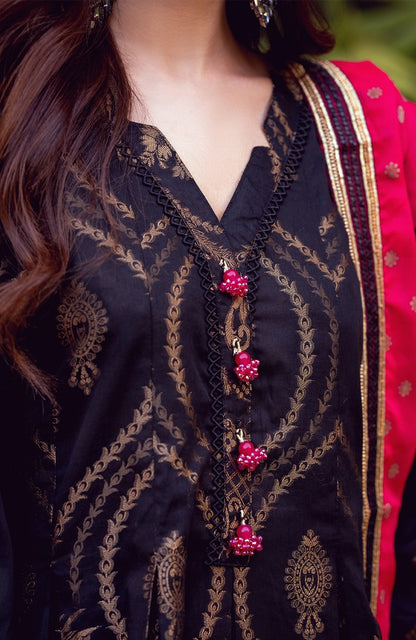 Ready to Wear 3 Piece Banarsi Lawn Formal Suit