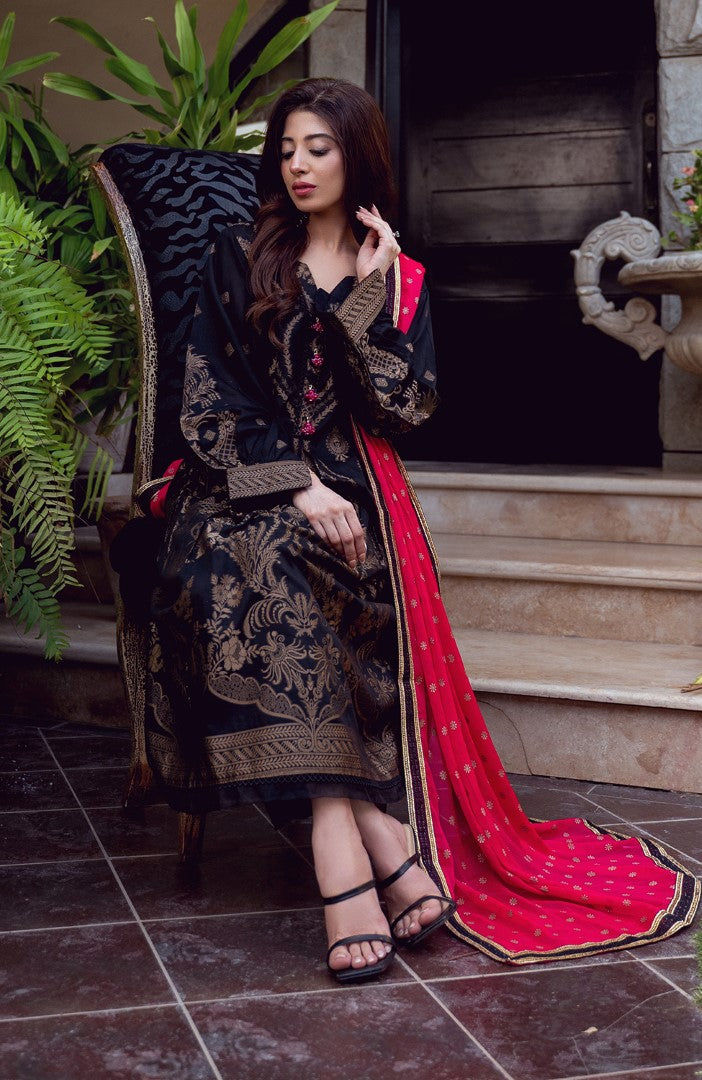 Ready to Wear 3 Piece Banarsi Lawn Formal Suit