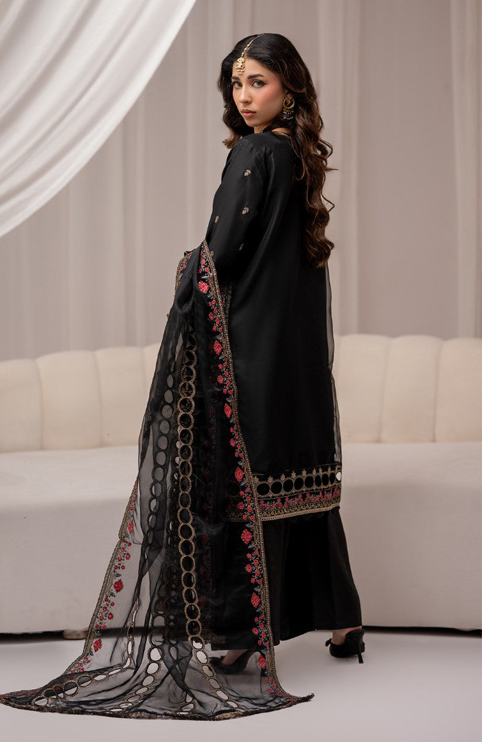 Ready to Wear 3 Piece Formal Embroidered Luxury Organza Suit