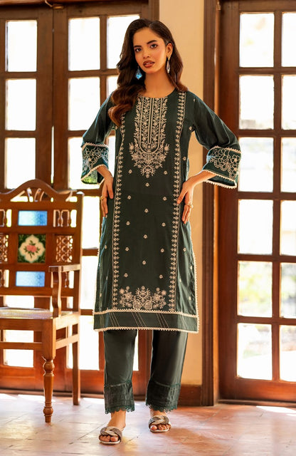 Ready to Wear 2 Piece Jacquard Lawn Formal Suit