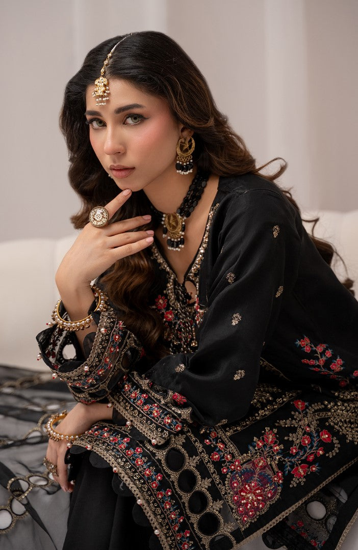 Ready to Wear 3 Piece Formal Embroidered Luxury Organza Suit