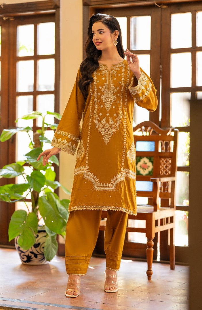 Ready to Wear 2 Piece Jacquard Lawn Formal Suit