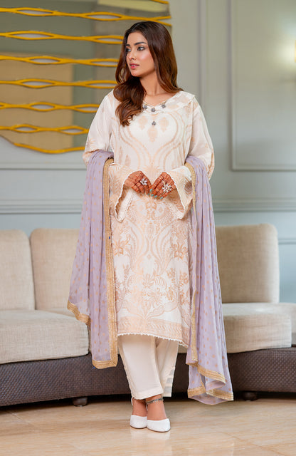 Ready to Wear 3 Piece Banarsi Lawn Formal Suit