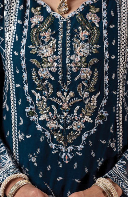 Ready to Wear 3 Piece Formal Embroidered Luxury Chiffon Suit