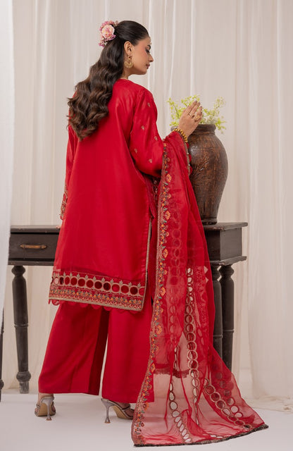 Ready to Wear 3 Piece Formal Embroidered Luxury Organza Suit