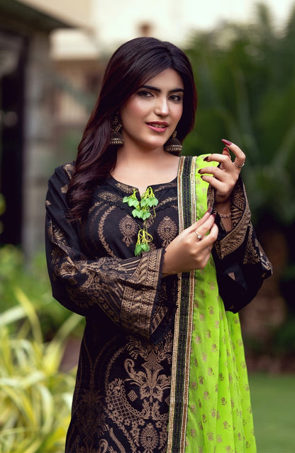 Ready to Wear 3 Piece Banarsi Lawn Formal Suit