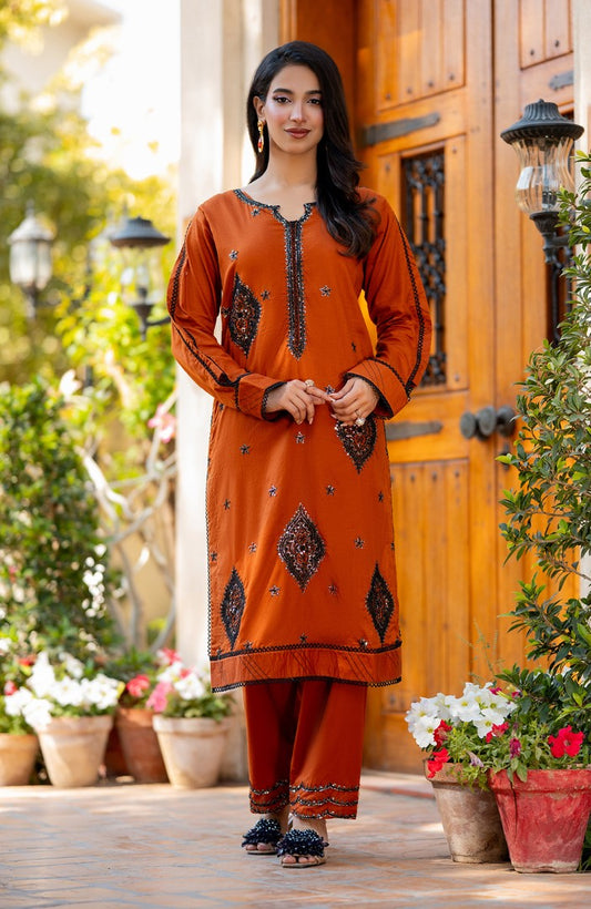 Ready to Wear 2 Piece Jacquard Lawn Formal Suit (Copy)