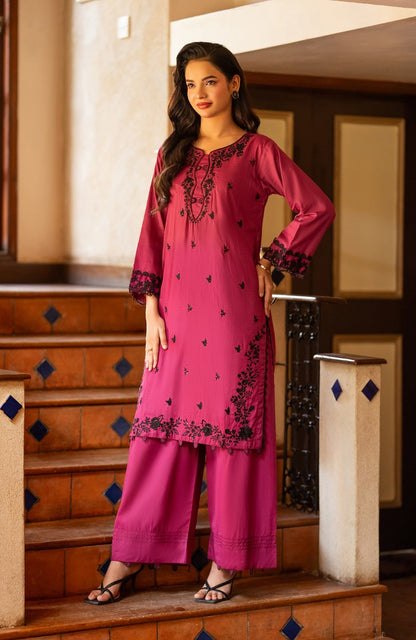 Ready to Wear 2 Piece Jacquard Lawn Formal Suit