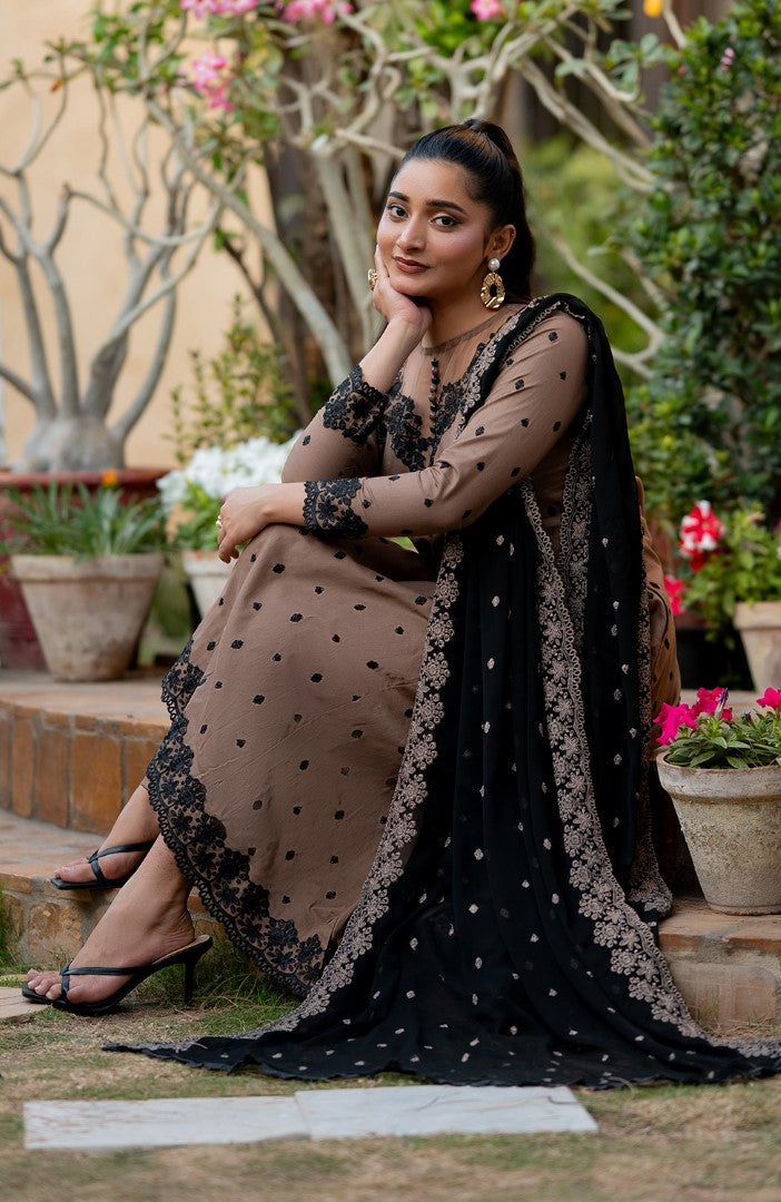 Ready to Wear 3 Piece Embroidered Lawn Suit