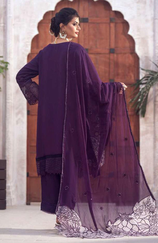 Ready to Wear 3 Piece Formal Embroidered Luxury Chiffon Suit