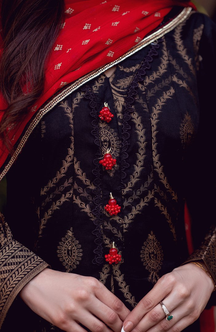 Ready to Wear 3 Piece Banarsi Lawn Formal Suit