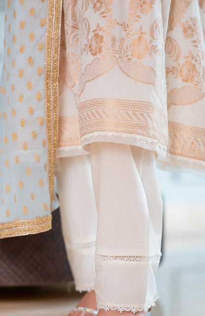 Ready to Wear 3 Piece Banarsi Lawn Formal Suit