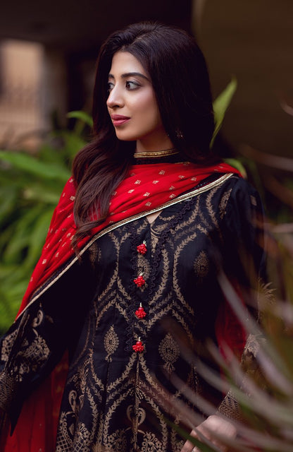 Ready to Wear 3 Piece Banarsi Lawn Formal Suit