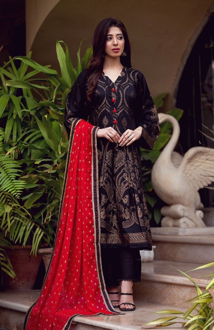 Ready to Wear 3 Piece Banarsi Lawn Formal Suit