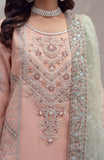 Ready to Wear 3 Piece Formal Embroidered Organza Suit