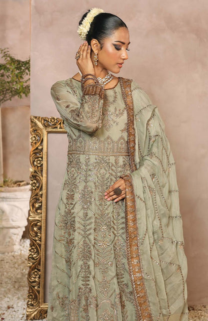 Unstitched 3 Piece Formal Embroidered Luxury Chiffon Suit