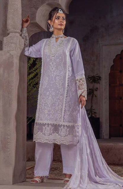 Ready to Wear 3 Piece Formal Embroidered Luxury Chiffon Suit