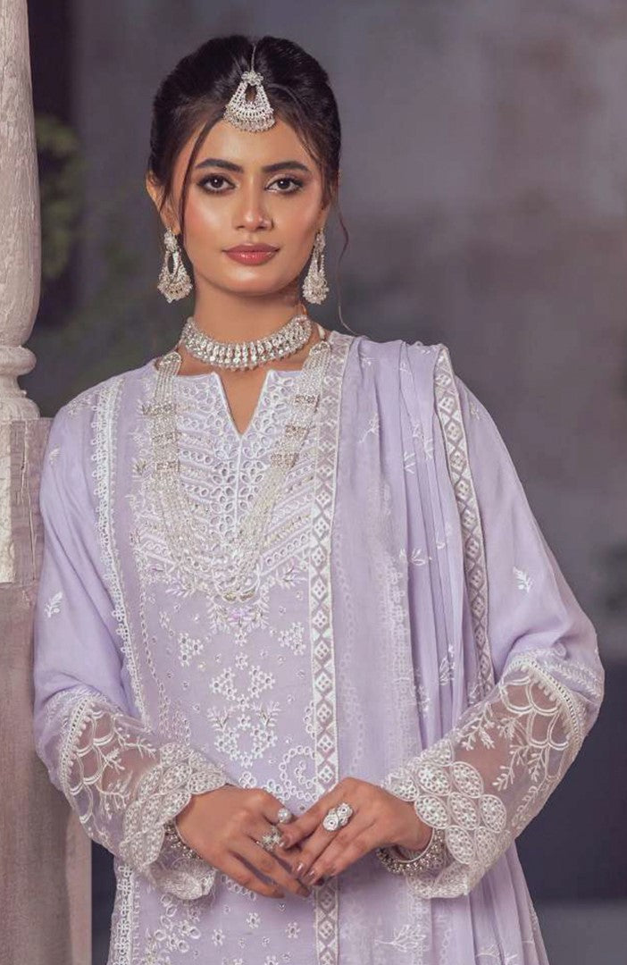 Ready to Wear 3 Piece Formal Embroidered Luxury Chiffon Suit