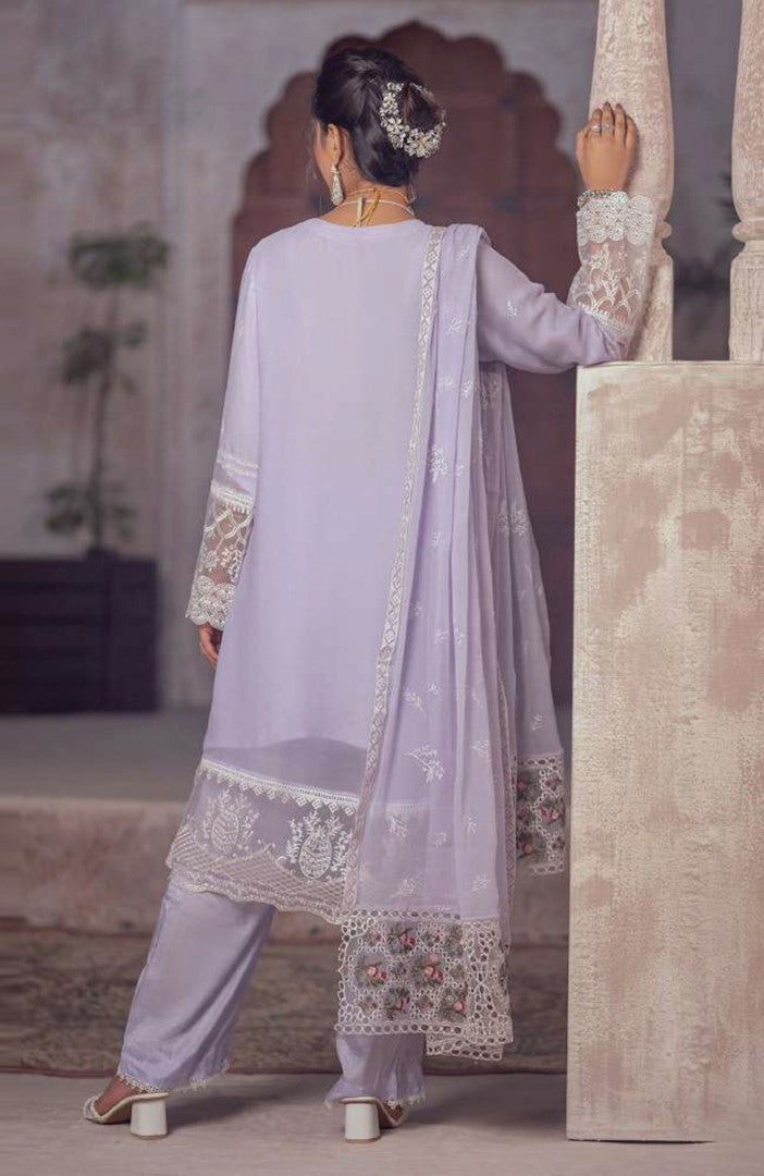 Ready to Wear 3 Piece Formal Embroidered Luxury Chiffon Suit