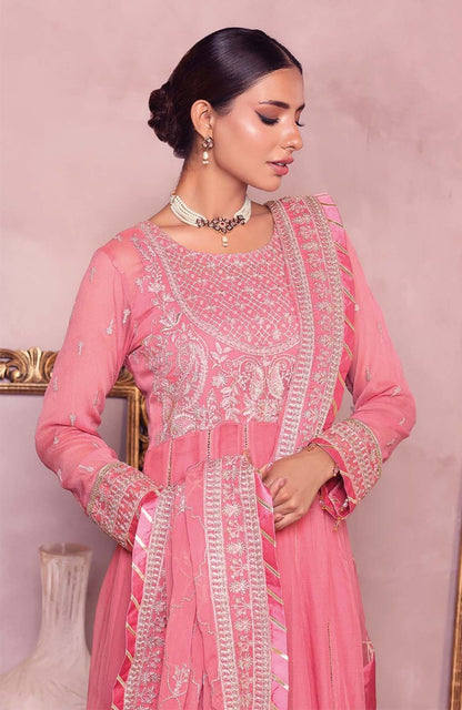 Unstitched 3 Piece Formal Embroidered Luxury Chiffon Suit