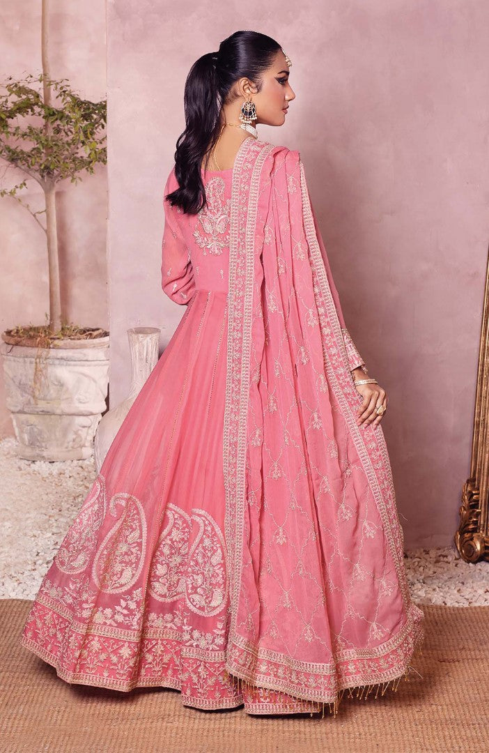 Unstitched 3 Piece Formal Embroidered Luxury Chiffon Suit